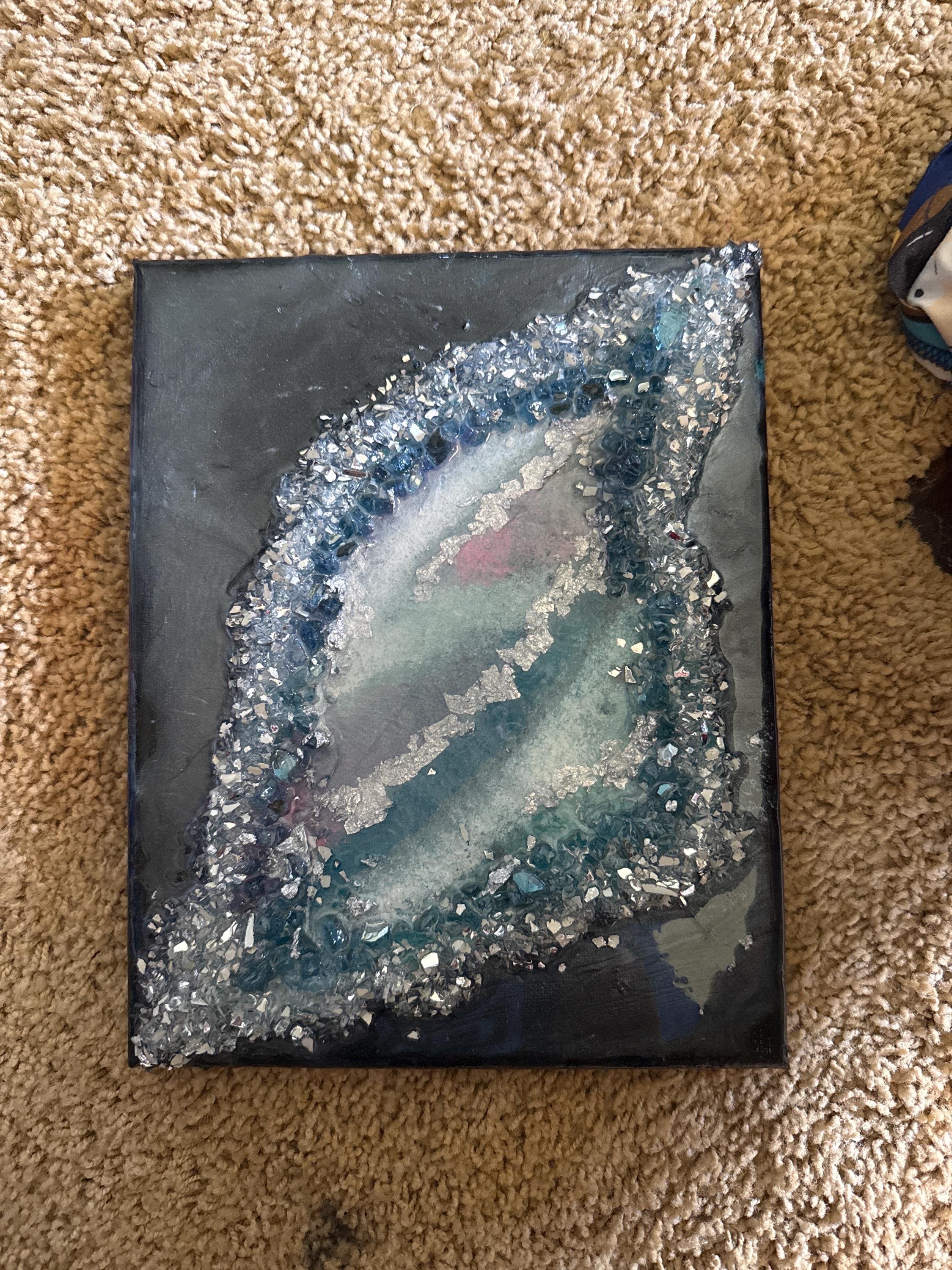 Original geode painting