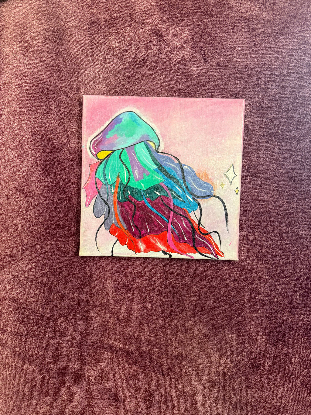 Whimsical Jellyfish Painting: Magical, Colorful Ocean Art