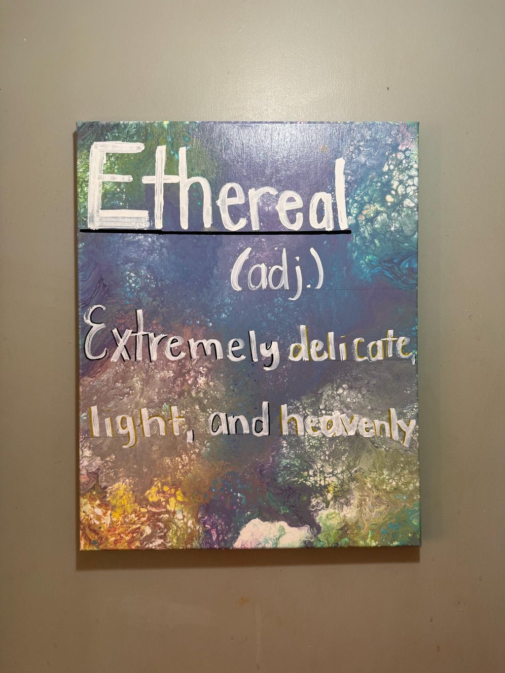 Quote pour painting original